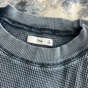TNA Navy Thermal Shirt, Size Small